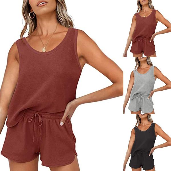women's tracksuits summer sets for women 2021 shorts set fashion casual two piece loose sleepwear ladies soft + sport suit, Gray
women's tracksuits summer sets for women 2021 shorts set fashion casual two piece loose sleepwear ladies soft + sport suit, Gray