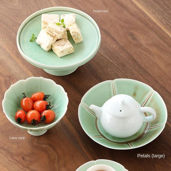 dishes & plates mint green teacake tray kiln transmutation fruit plate japanese creative pastry large small nut snack ceramic
dishes & plates mint green teacake tray kiln transmutation fruit plate japanese creative pastry large small nut snack ceramic