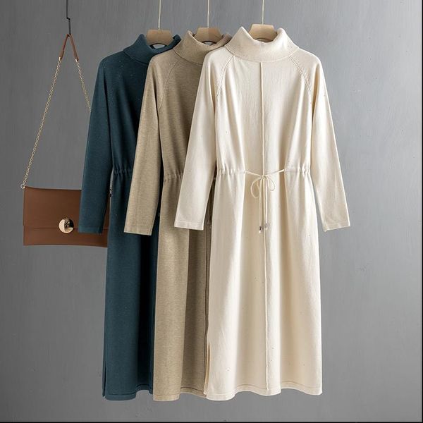 oversize loose women long knit maxi dress vertical stripe straight dress winter turtleneck pullover midi dress drawsting, Black;gray
oversize loose women long knit maxi dress vertical stripe straight dress winter turtleneck pullover midi dress drawsting, Black;gray