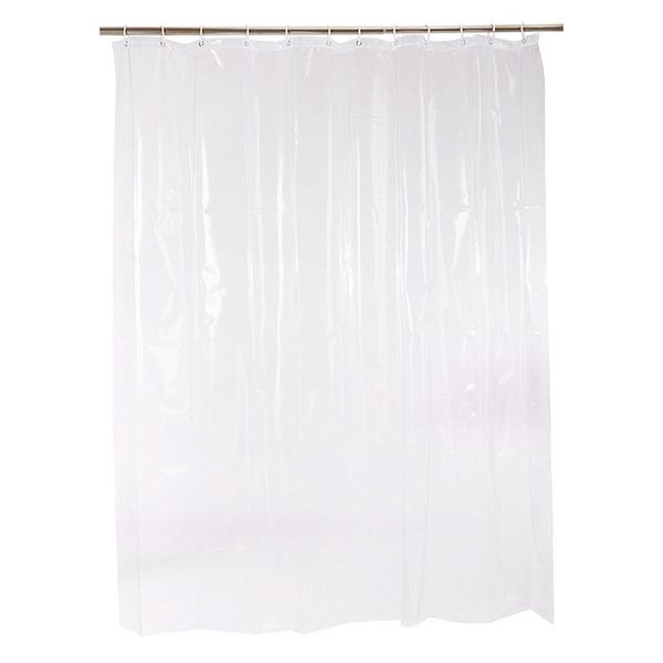 clear shower curtain liner with hooks waterproof and treated to resist deterioration 71 x 71 inches
clear shower curtain liner with hooks waterproof and treated to resist deterioration 71 x 71 inches