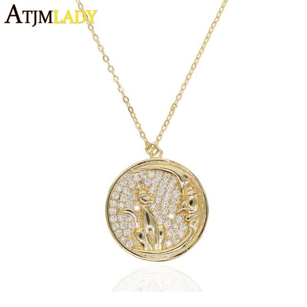 pendant necklaces cubic zircoina paved round coin necklace with cute dog moon gold filled fashion women engraved animal party jewelry, Silver
pendant necklaces cubic zircoina paved round coin necklace with cute dog moon gold filled fashion women engraved animal party jewelry, Silver