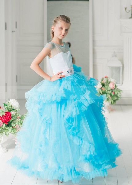 girl's dresses princess handmade pageant gowns cap sleeves blue tulle clouds ruffled flower girl dress for wedding, Red;yellow
girl's dresses princess handmade pageant gowns cap sleeves blue tulle clouds ruffled flower girl dress for wedding, Red;yellow
