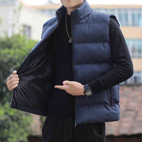 men's cloth 2021 winter new youth stand collar thickened cotton vt casual men's coat, Black
men's cloth 2021 winter new youth stand collar thickened cotton vt casual men's coat, Black