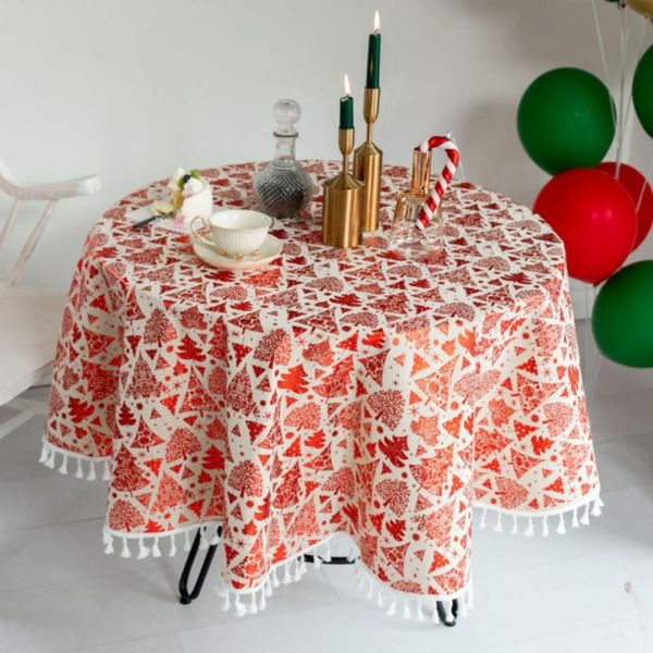 table cloth christmas tree decoration tablecloth round waterproof tassel dining cover tea
table cloth christmas tree decoration tablecloth round waterproof tassel dining cover tea