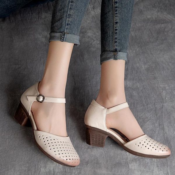 sandals women leather embroidery high heels summer shoes for hollow out ankle strap handmade beige, Black
sandals women leather embroidery high heels summer shoes for hollow out ankle strap handmade beige, Black