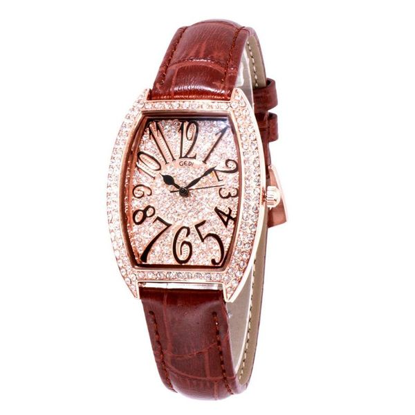 wristwatches gedi yh-12010 ladies vintage watch fashion unique square design water diamond quartz, Slivery;brown
wristwatches gedi yh-12010 ladies vintage watch fashion unique square design water diamond quartz, Slivery;brown