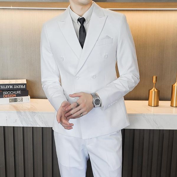 men's suits & blazers 105kg big size double breasted white wedding for mens 3 piece elegant gentlemen groom marriage party homecoming d, White;black
men's suits & blazers 105kg big size double breasted white wedding for mens 3 piece elegant gentlemen groom marriage party homecoming d, White;black
