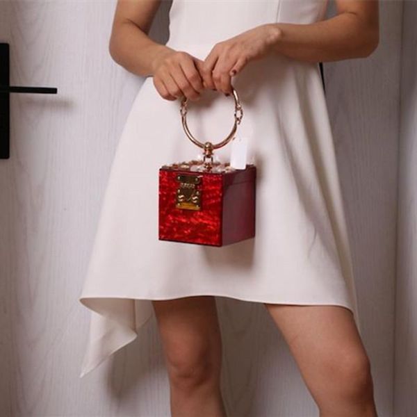 women's square acrylic clutch evening bag metal mini party bag ladies handbag trunk shape diamond purse
women's square acrylic clutch evening bag metal mini party bag ladies handbag trunk shape diamond purse