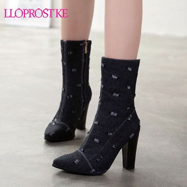 lloprost ke 2020 new ankle boots for women pointed toe denim prom boots elegant thick heel autumn winter womens size 33 50 ankle boots u2pt#, Black
lloprost ke 2020 new ankle boots for women pointed toe denim prom boots elegant thick heel autumn winter womens size 33 50 ankle boots u2pt#, Black
