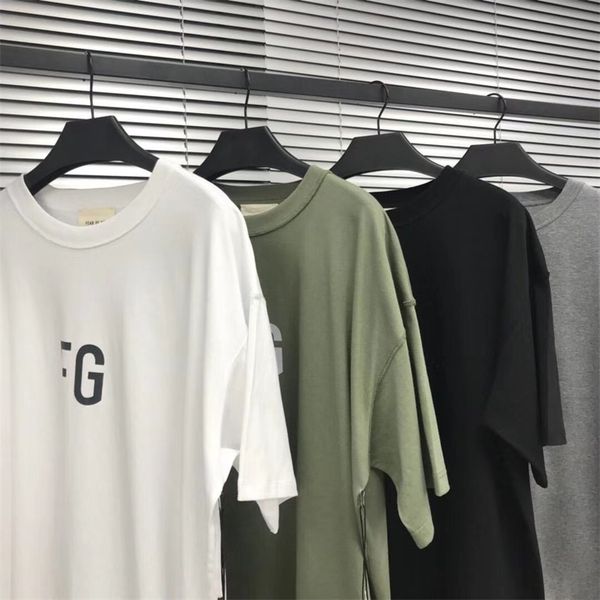 fog fear of god season 6 correct edition 3m reflective letter fg short sleeve rich round neck t-shirt fashion, White;black
fog fear of god season 6 correct edition 3m reflective letter fg short sleeve rich round neck t-shirt fashion, White;black