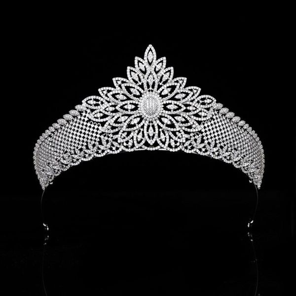 hair clips & barrettes elegant floral tiaras wedding crown full zircon bridesmaid diadem women headdress accessories hq0532, Golden;silver
hair clips & barrettes elegant floral tiaras wedding crown full zircon bridesmaid diadem women headdress accessories hq0532, Golden;silver