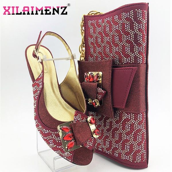 dress shoes latest 2021 italian women and bag selling nigerian lady matching in wine color foor garden pary, Black
dress shoes latest 2021 italian women and bag selling nigerian lady matching in wine color foor garden pary, Black