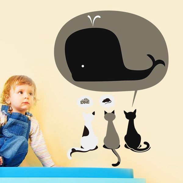 wall stickers cat's dream mouse cheese whale for kids room decoration bedroom creative pvc mural art diy cartoon animal poster
wall stickers cat's dream mouse cheese whale for kids room decoration bedroom creative pvc mural art diy cartoon animal poster