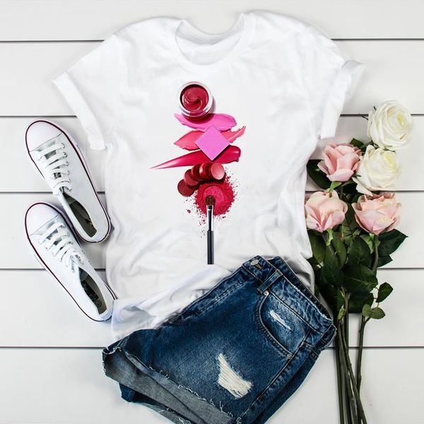 women 2021 3d print make up cute fashion tshirts t clothes shirt womens ladies graphic female tee t-shirt clothing ulzzang, White
women 2021 3d print make up cute fashion tshirts t clothes shirt womens ladies graphic female tee t-shirt clothing ulzzang, White