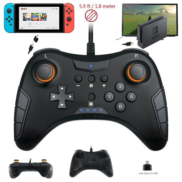 ns-901 single motor vibration gamepad joystick switch lite/switch pro wired controller switch game controller with retail box dhl
ns-901 single motor vibration gamepad joystick switch lite/switch pro wired controller switch game controller with retail box dhl