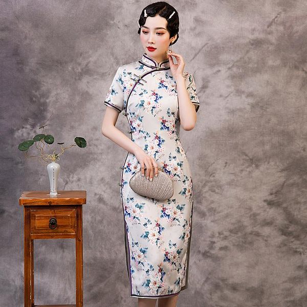 ethnic clothing classic chinese style women cheongsam exquisite handmade button qipao noble elegant evening party vestidos summer robe, Red
ethnic clothing classic chinese style women cheongsam exquisite handmade button qipao noble elegant evening party vestidos summer robe, Red