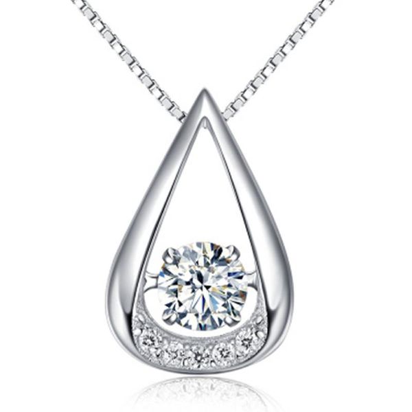 pendant necklaces trendy silver plated chain lady jewelry cz water drop for women choker accessories
pendant necklaces trendy silver plated chain lady jewelry cz water drop for women choker accessories