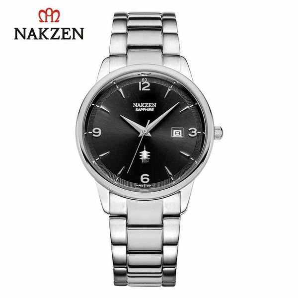 wristwatches nakzen watch men luxury quartz wristwatch stainless steel montre homme life waterproof clock gifts for relojes para hombre, Slivery;brown
wristwatches nakzen watch men luxury quartz wristwatch stainless steel montre homme life waterproof clock gifts for relojes para hombre, Slivery;brown