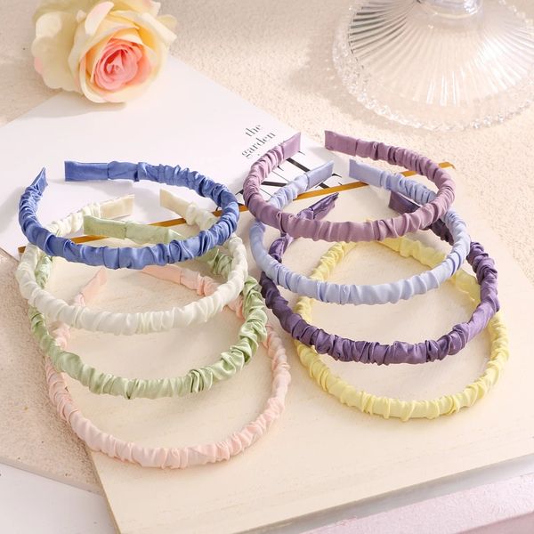 fashion women ribbon hairband headband girls curly pure color narrow hairband headwear hair accessories jewelry, Silver
fashion women ribbon hairband headband girls curly pure color narrow hairband headwear hair accessories jewelry, Silver