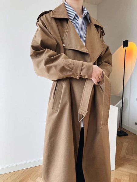 women's trench coats bisonjs 2021 winter long coat women turn-down collar stylish double breasted sashes oversized female windbreaker, Tan;black
women's trench coats bisonjs 2021 winter long coat women turn-down collar stylish double breasted sashes oversized female windbreaker, Tan;black