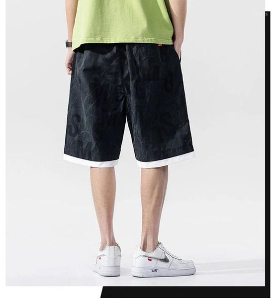 men's shorts 2021 summer men plus size letter print casual wear clothing drawstring high street fashion male, White;black
men's shorts 2021 summer men plus size letter print casual wear clothing drawstring high street fashion male, White;black