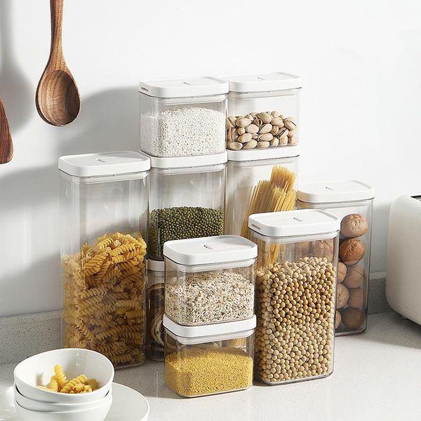 storage bottles & jars plastic sealed food containers transparent stackable dry box refrigerator fresh keeping nut snack
storage bottles & jars plastic sealed food containers transparent stackable dry box refrigerator fresh keeping nut snack