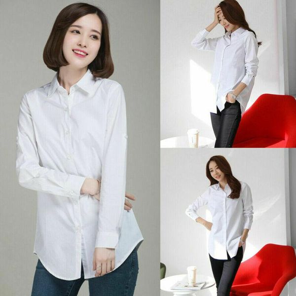 women's blouses & shirts white long sleeve shirt 2021 est fashion solid office v-neck silm work
women's blouses & shirts white long sleeve shirt 2021 est fashion solid office v-neck silm work