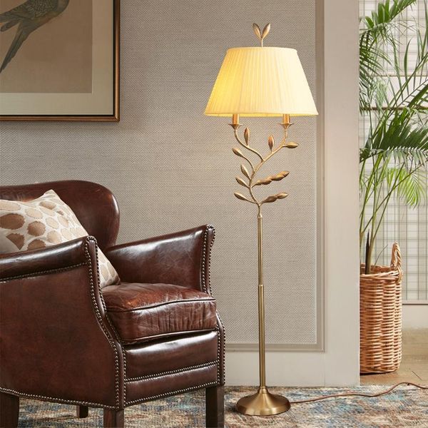 all-copper american light luxury floor lamp branch bedroom living room fabric bedside counter lamp nordic retro lamps simple
all-copper american light luxury floor lamp branch bedroom living room fabric bedside counter lamp nordic retro lamps simple