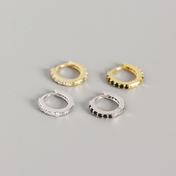 yhe0118 popular s925 silver round micro inlaid zircon personalized trend ear buckle earrings, Golden
yhe0118 popular s925 silver round micro inlaid zircon personalized trend ear buckle earrings, Golden