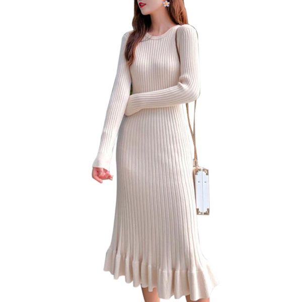casual dresses women long sleeve spring bottoming maxi dress ladies solid color round collar for autumn winter vestidos, Black;gray
casual dresses women long sleeve spring bottoming maxi dress ladies solid color round collar for autumn winter vestidos, Black;gray
