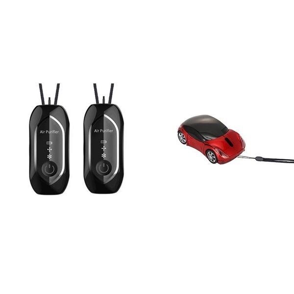 air purifiers 3 set purifier portable, personal necklace usb rechargeable cleaner, 2 black & 1 red
air purifiers 3 set purifier portable, personal necklace usb rechargeable cleaner, 2 black & 1 red