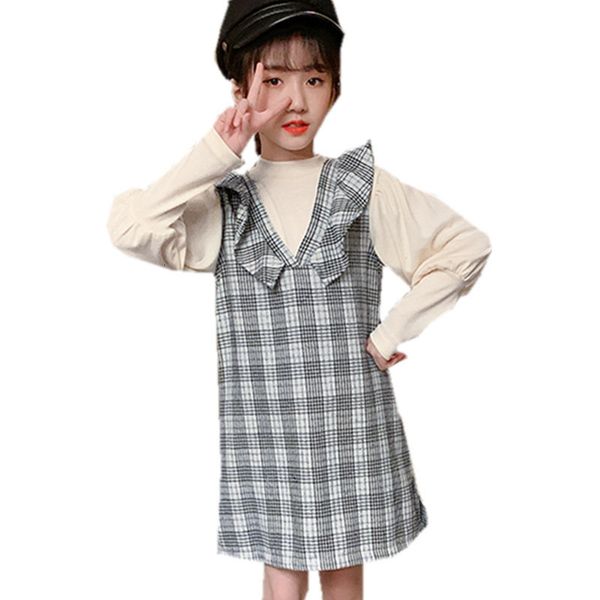 2021 autumn set children's for girls ed in plaid and t-shirt two sets of new fashion baby girl clothes 4-13 t 9win, White
2021 autumn set children's for girls ed in plaid and t-shirt two sets of new fashion baby girl clothes 4-13 t 9win, White