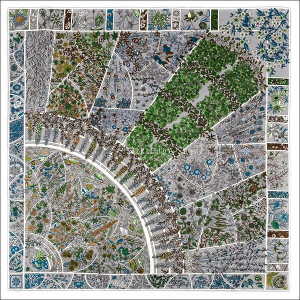 scarves square silk twill scarf hand rolled women 90*90cm designer head scarfs bandana fleurs de giverny, Blue;gray
scarves square silk twill scarf hand rolled women 90*90cm designer head scarfs bandana fleurs de giverny, Blue;gray