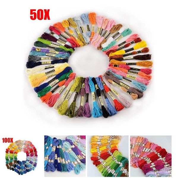 yarn 50 /100 pcs random color embroidery diy silk line branch threads thread floss skein cross stitch, Black;white
yarn 50 /100 pcs random color embroidery diy silk line branch threads thread floss skein cross stitch, Black;white