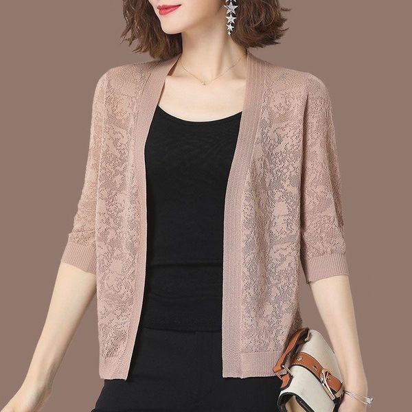 women's knits & tees mom summer ice silk knitwear shawl with cardigan fashion middle aged spring dress foreign style coat thin, White
women's knits & tees mom summer ice silk knitwear shawl with cardigan fashion middle aged spring dress foreign style coat thin, White