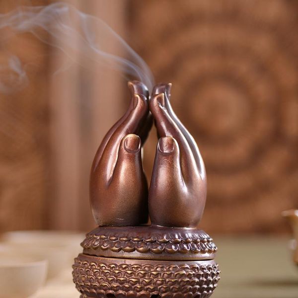sachet bags retro zen buddhist incense burners resin buddha hand home/temple decoration creative handmade decor
sachet bags retro zen buddhist incense burners resin buddha hand home/temple decoration creative handmade decor