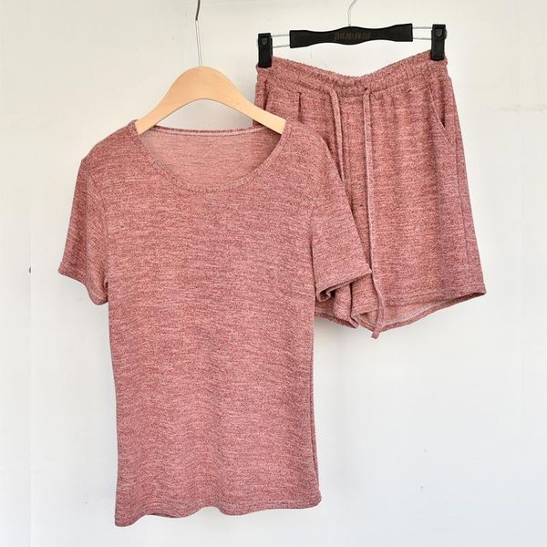 women's tracksuits summer red set suit girls loose casual short sleeve matching sets shorts cotton home wear women two piece outfits, Gray
women's tracksuits summer red set suit girls loose casual short sleeve matching sets shorts cotton home wear women two piece outfits, Gray