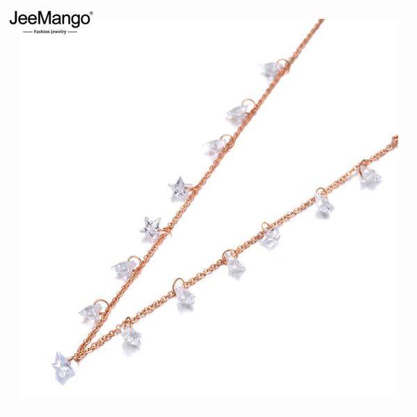 chains jeemango fashion bohemia stainless steel white star cz crystal choker necklace office/career pendant for women jn20089, Silver
chains jeemango fashion bohemia stainless steel white star cz crystal choker necklace office/career pendant for women jn20089, Silver