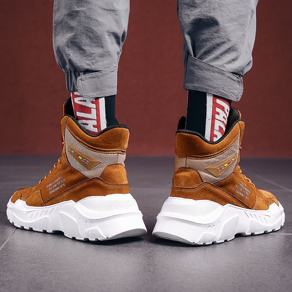 High Top Orange Autumn Fashion Shoes Hip Hip Couple Korean Sneakers Lace Up Comfortable Mens Sneakers Casual Zapatillas Naranjas, Orange 701
High Top Orange Autumn Fashion Shoes Hip Hip Couple Korean Sneakers Lace Up Comfortable Mens Sneakers Casual Zapatillas Naranjas, Orange 701