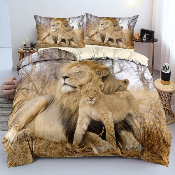 bedding sets 3d full quilt/comforter covers and pillowcases 3-piece animal lion home textiles
bedding sets 3d full quilt/comforter covers and pillowcases 3-piece animal lion home textiles