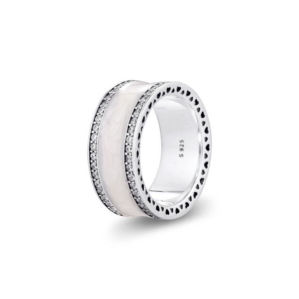 cluster rings genuine 925 sterling silver hearts of signature enamel & clear cz for women men diy making fashion jewelry, Golden;silver
cluster rings genuine 925 sterling silver hearts of signature enamel & clear cz for women men diy making fashion jewelry, Golden;silver