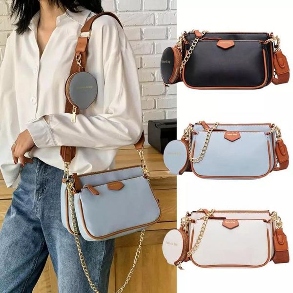 evening bags fashion women chains shoulder designer wide strap messenger luxury pu leather crossbody bag lady 3 set small purse
evening bags fashion women chains shoulder designer wide strap messenger luxury pu leather crossbody bag lady 3 set small purse