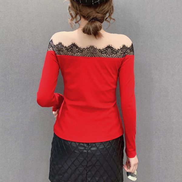 new spring fall cotton t-shirt european clothes girls off shoulder shiny diamonds pathwork lace women tees 2021 t11901a ygz1, White
new spring fall cotton t-shirt european clothes girls off shoulder shiny diamonds pathwork lace women tees 2021 t11901a ygz1, White