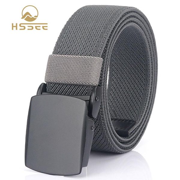 hssee fashion new men's stretch belt tough anti-rust metal quick release buckle elastic belt outdoor sports equipment, Black;gray
hssee fashion new men's stretch belt tough anti-rust metal quick release buckle elastic belt outdoor sports equipment, Black;gray