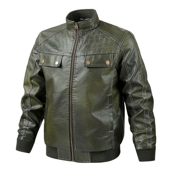 men's jackets mcikkny men spring biker leather jacket s and coats multi pockets pu outwear for male, Black;brown
men's jackets mcikkny men spring biker leather jacket s and coats multi pockets pu outwear for male, Black;brown