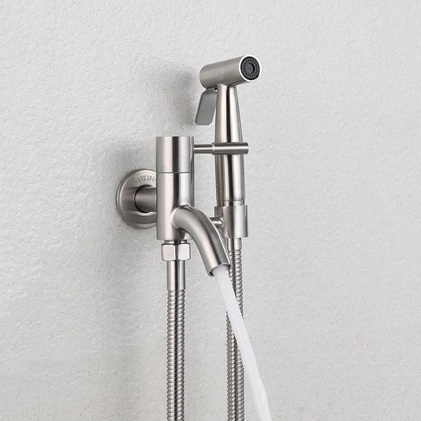 304 stainless steel hand held bidet sprayer with wall bracket diverter toilet shower head bidet sprayer set
304 stainless steel hand held bidet sprayer with wall bracket diverter toilet shower head bidet sprayer set