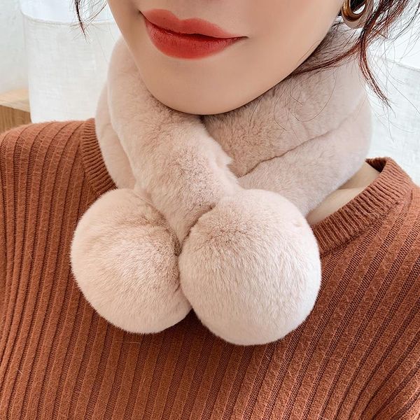 scarves lantafe scarf for women rex fur short style ball ornament winter comfortable outdoor neck keep warm, Blue;gray
scarves lantafe scarf for women rex fur short style ball ornament winter comfortable outdoor neck keep warm, Blue;gray