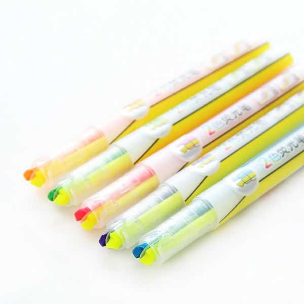 highlighters 60 pcs/lot two color in 1 body highlighter pen office & school markers for paper copy stationary material escolar, Black;red
highlighters 60 pcs/lot two color in 1 body highlighter pen office & school markers for paper copy stationary material escolar, Black;red