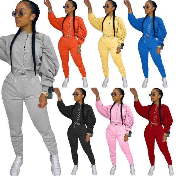 designer tracksuit pants autumn two pants outfits bat new bandage women trousers pleated ladies pieces fashion set sleeve spor poad, Black
designer tracksuit pants autumn two pants outfits bat new bandage women trousers pleated ladies pieces fashion set sleeve spor poad, Black