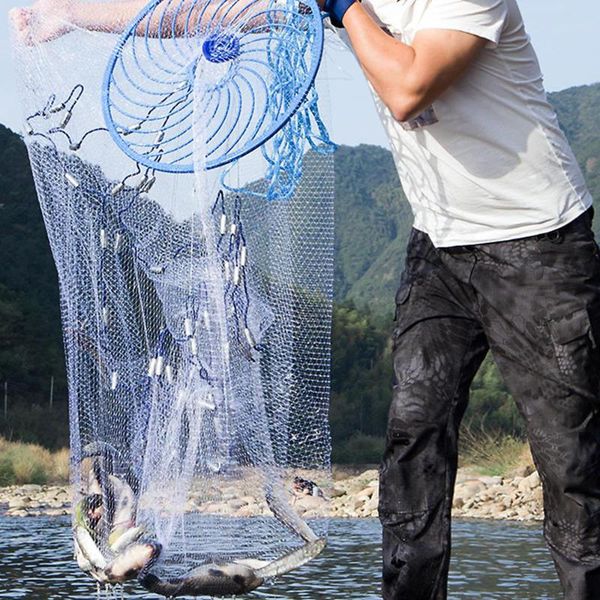 fishing accessories diameter cast net mesh spread whire nest hand throwing catch fish nylon network spin bait sinker 2.4m/7.87ft
fishing accessories diameter cast net mesh spread whire nest hand throwing catch fish nylon network spin bait sinker 2.4m/7.87ft